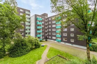 Das Gebäude in dem sich die Ferienwohnung befindet