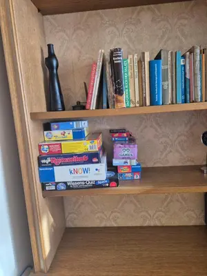 Die Bibliothek in der Ferienwohnung