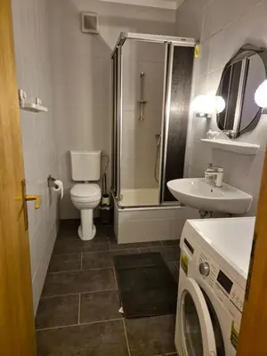 Ein Badezimmer in der Unterkunft Wohnung Unterkrone 4 Betten
