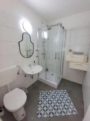 Ein Badezimmer in der Unterkunft 2 Zimmer Wohnung in Zentrale Lage
