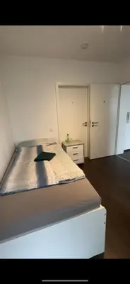 Ein Bett oder Betten in einem Zimmer der Unterkunft Moderne Monteurswohnung Bochum nahe der Autobahn