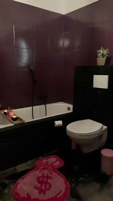 Ein Badezimmer in der Unterkunft Suite mit Whirlpool, Sauna, Pole Dance und mehr