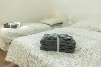 Ein Bett oder Betten in einem Zimmer der Unterkunft Dohann2 Zentrum, Messehalle, Stationnah & Privatparkplatz