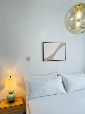 Ein Bett oder Betten in einem Zimmer der Unterkunft Stylish and Modern 2-Room Apartment in Wuppertal City Center