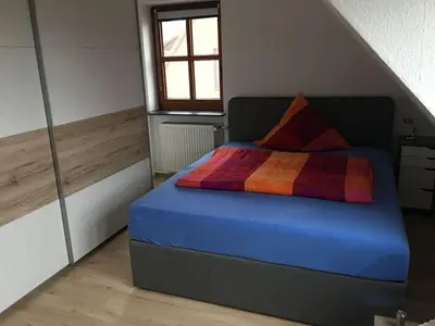 Ein Bett oder Betten in einem Zimmer der Unterkunft Wehner Comfortable holiday residence