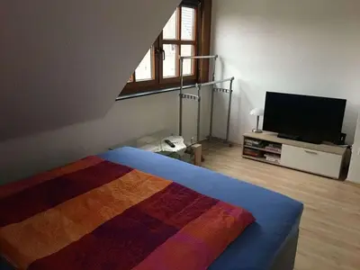 Ein Bett oder Betten in einem Zimmer der Unterkunft Wehner Comfortable holiday residence