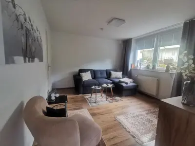 Ein Sitzbereich in der Unterkunft Urlaub im Ruhrgebiet