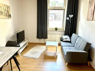 TV/Unterhaltungsangebot in der Unterkunft Glücksmensch Oberhausen