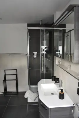 Ein Badezimmer in der Unterkunft Schöne Wohnung in Oberhausen