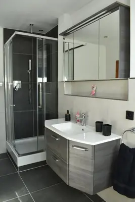 Ein Badezimmer in der Unterkunft Schöne Wohnung in Oberhausen