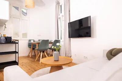 TV/Unterhaltungsangebot in der Unterkunft Design Suite! Familie - Küche - Zentral