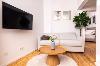 TV/Unterhaltungsangebot in der Unterkunft Design Suite! Familie - Küche - Zentral