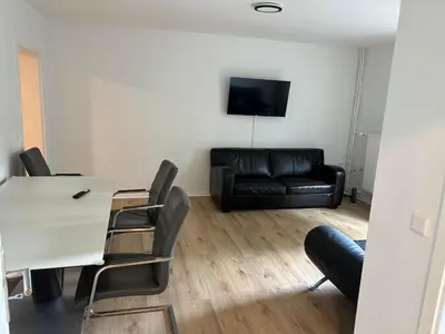TV/Unterhaltungsangebot in der Unterkunft Monteur-Lounge