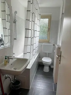 Ein Badezimmer in der Unterkunft Monteur-Lounge
