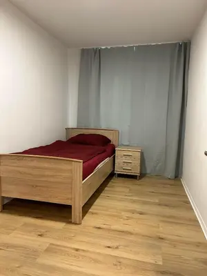 Ein Bett oder Betten in einem Zimmer der Unterkunft Monteur-Lounge