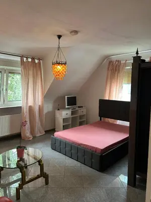 Ein Bett oder Betten in einem Zimmer der Unterkunft Apartment im Düsseldorfer Norden