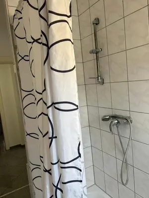 Ein Badezimmer in der Unterkunft Apartment im Düsseldorfer Norden