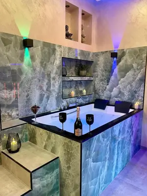 Grundriss der Unterkunft Aura Apartment und Spa Oberhausen