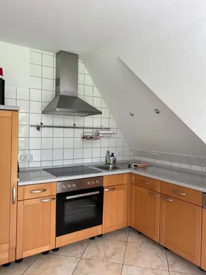 Küche/Küchenzeile in der Unterkunft Lichtdurchflutetes Appartement im zentralen Ruhrgebiet