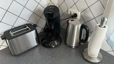 Kaffee-/Teezubehör in der Unterkunft Loftapartment Wuppertal