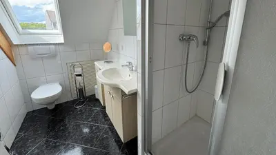 Ein Badezimmer in der Unterkunft Loftapartment Wuppertal