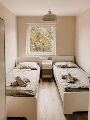 Ein Bett oder Betten in einem Zimmer der Unterkunft Wohnen im Ländereck! Essen-Mülheim-Oberhausen! BS2L