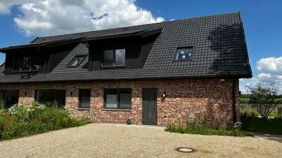 Das Gebäude in dem sich die Ferienwohnung befindet
