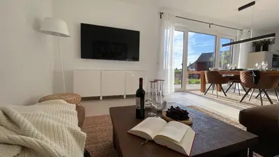 TV/Unterhaltungsangebot in der Unterkunft Ferienwohnung Alpakablick - inklusive Alpaka Meet & Greet an bestimmten Terminen