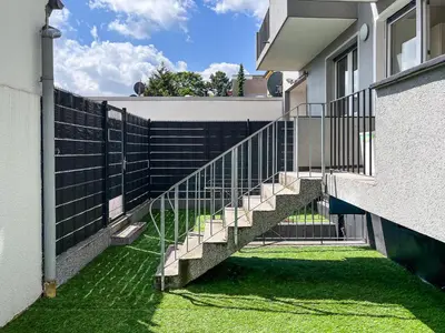 Das Gebäude in dem sich die Ferienwohnung befindet