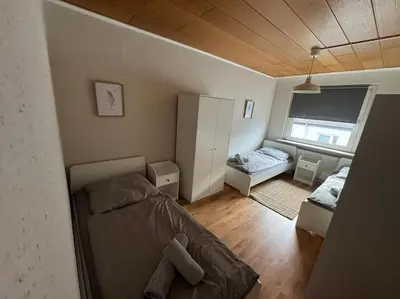 Ein Sitzbereich in der Unterkunft Zentral in Essen! 5 Gehminuten vom Bahnhof ! WH3