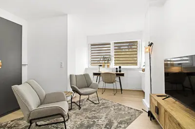 Ein Sitzbereich in der Unterkunft VALLEY APARTMENT Wuppertal