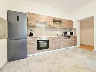 Küche/Küchenzeile in der Unterkunft Tolstov Apartments - 4 Zimmer Wohnung mit Terrasse