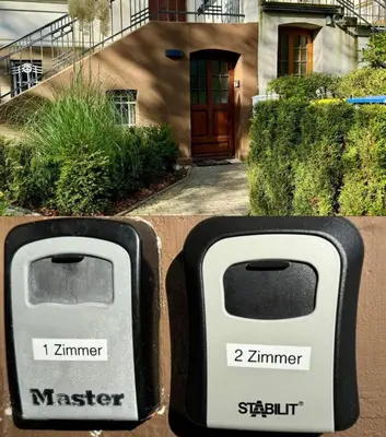 Grundriss der Unterkunft 2 Zimmer Apartment am Zoo mit Garten