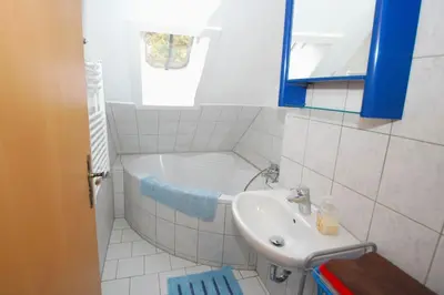 Ein Badezimmer in der Unterkunft Ferienwohnung in Bochum