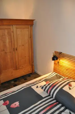 Ein Bett oder Betten in einem Zimmer der Unterkunft Appartement Hundackerweg