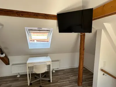TV/Unterhaltungsangebot in der Unterkunft Ganzes Monteurhaus mit 4 Schlafzimmern für bis zu 8 Gäste