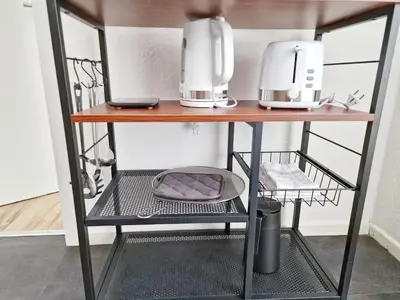 Küche/Küchenzeile in der Unterkunft stayVision LS1 Wohnung 1 - 2 Schlafzimmer - 6 Gäste - top WLAN