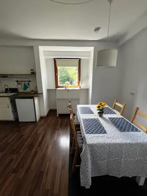 Küche/Küchenzeile in der Unterkunft Idyllisch wohnen an der Ruhr