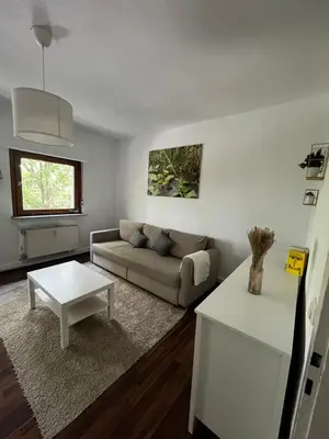 Ein Sitzbereich in der Unterkunft Idyllisch wohnen an der Ruhr