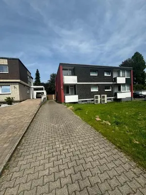 Das Gebäude in dem sich die Ferienwohnung befindet
