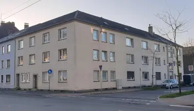 Das Gebäude in dem sich die Ferienwohnung befindet