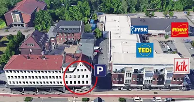 Das Gebäude in dem sich die Ferienwohnung befindet