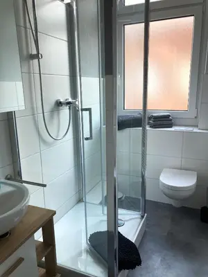 Ein Badezimmer in der Unterkunft Time-Out Westerbauer TG15