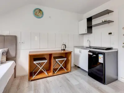 Küche/Küchenzeile in der Unterkunft Oberhausen Urban Retreat