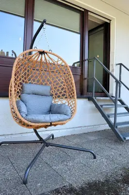 Grundriss der Unterkunft Apartment Ratingen - Balkon, Nähe DÜ-Messe und Airport