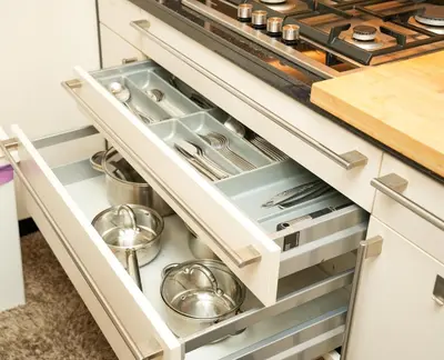 Küche/Küchenzeile in der Unterkunft Luxuriöse EG Wohnung Essen, Messe nah