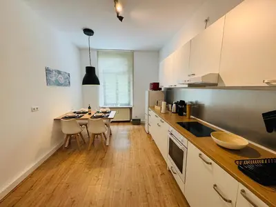 Küche/Küchenzeile in der Unterkunft Neu und modern - 2 Schlafzimmer - Arbeitsplatz - Nespresso