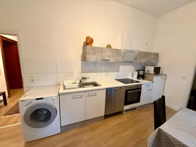 Küche/Küchenzeile in der Unterkunft Wupa Flats