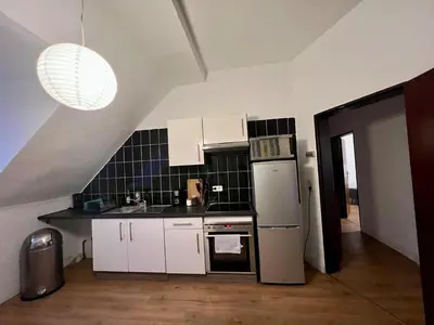 Küche/Küchenzeile in der Unterkunft Wupa Flats