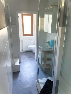 Ein Badezimmer in der Unterkunft Time-Out Westerbauer TD19B
